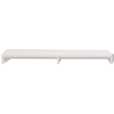 Monitor Stand Engineered Wood 118x23.5x9 cm White Payday Deals