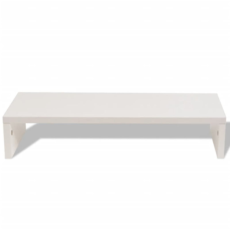 Monitor Stand Engineered Wood 60x23.5x12 cm White Payday Deals