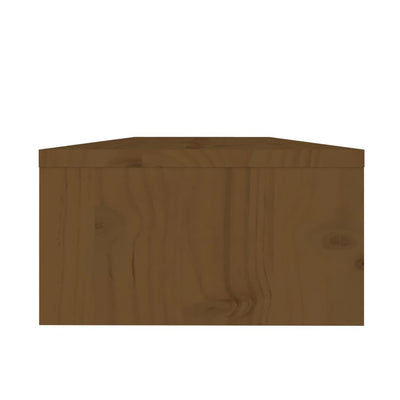 Monitor Stand Honey Brown 50x24x13 cm Solid Wood Pine Payday Deals