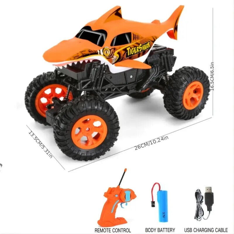 Monster Tiger Shark Truck 1:16 Scale R/C Climbing Off-Road Vehicle 3+ Payday Deals