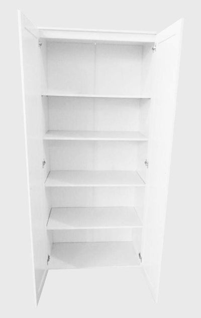 Montreal Double Door Multipurpose Storage Cupboard - White Cabinet - Payday Deals