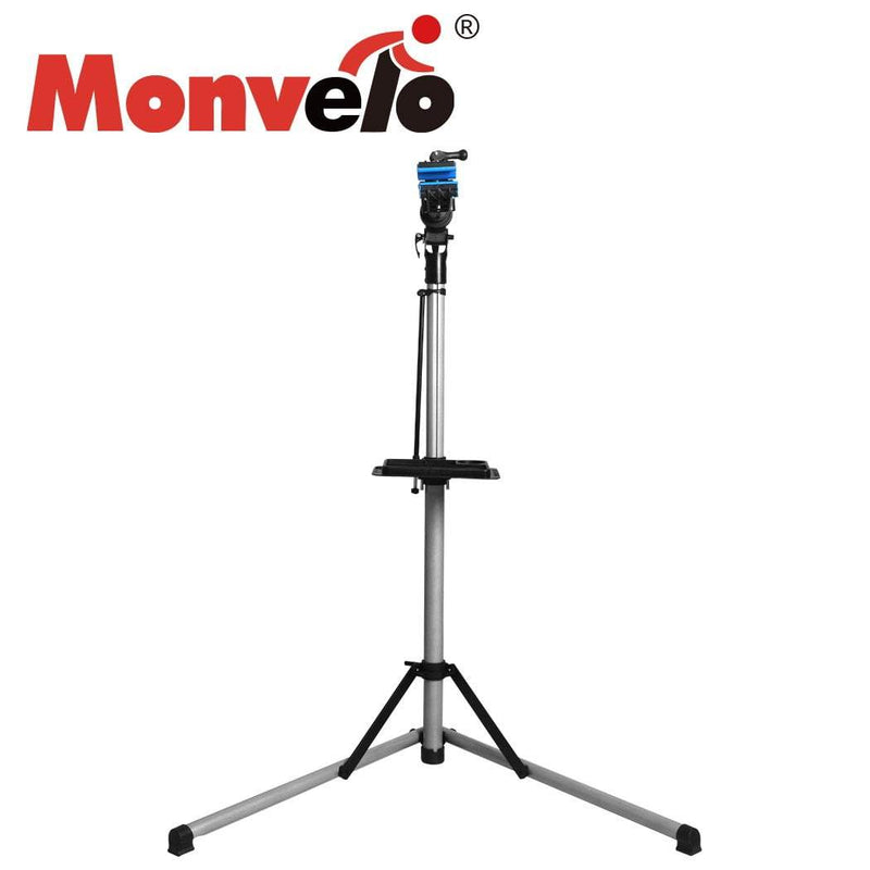 MONVELO Portable Bike Repair Stand Floor Workstand Bicycle Maintenance Max 50kg Payday Deals