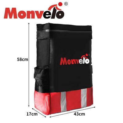 Monvelo Spare Wheel Bin Accessory Storage Bag 60L Recovery Tote Rear Snatch Red Payday Deals