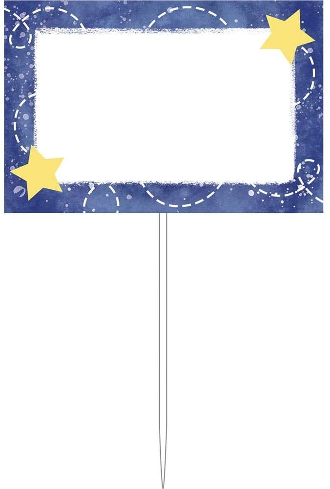 Moon Stars Space Party Supplies Food Sign Markers 12 Pack Payday Deals