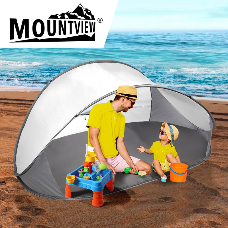 Mountvie Pop Up Tent Camping Beach Tents 4 Person Portable Hiking Shade Shelter Payday Deals