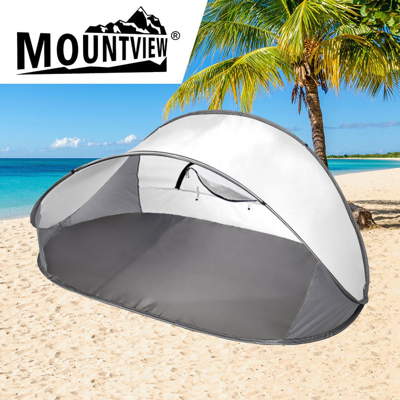 Mountvie Pop Up Tent Camping Beach Tents 4 Person Portable Hiking Shade Shelter Payday Deals