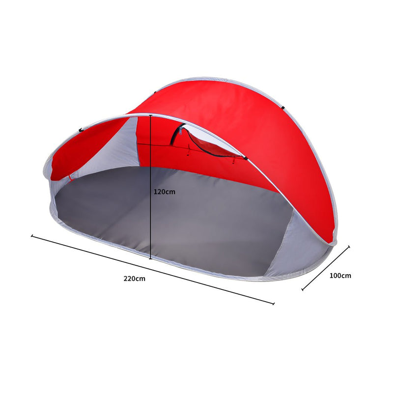 Mountvie Pop Up Tent Camping Beach Tents 4 Person Portable Hiking Shade Shelter Payday Deals