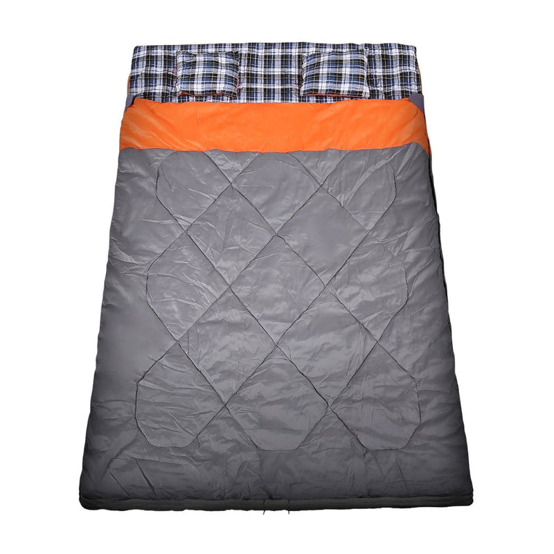 Mountview -10Â°C Double Indoor Outdoor Adult Camping Hiking Envelope Sleeping Bag Payday Deals