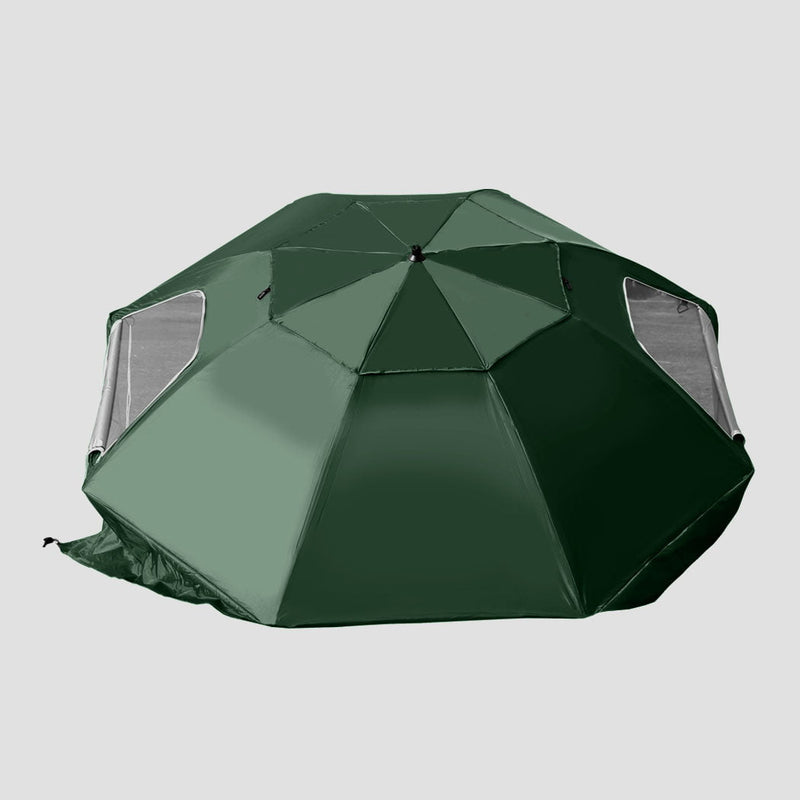 Mountview Beach Umbrella Outdoor Umbrellas Sun Shade Garden Shelter 2.33M Green Payday Deals