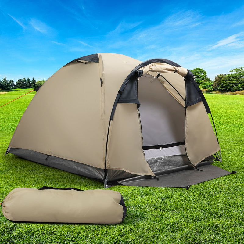 Mountview Camping Tent Waterproof Family Outdoor Portable 2-3 Person Hike Tents Payday Deals