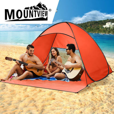 Mountview Pop Up Beach Tent Caming Portable Shelter Shade 2 Person Tents Fish Payday Deals