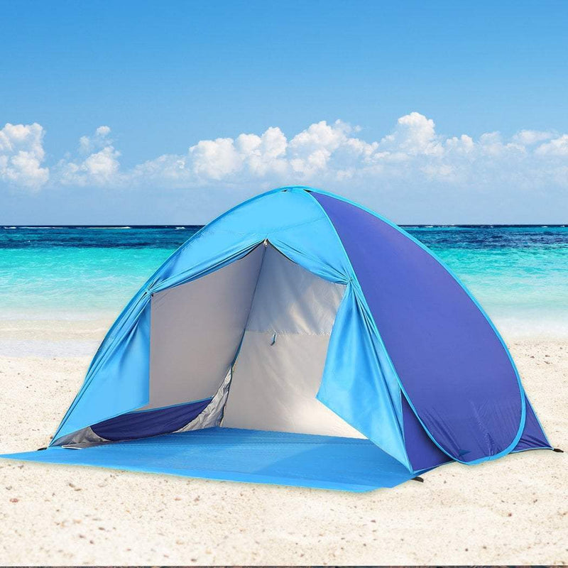 Mountview Pop Up Camping Tent Beach Tents 2-3 Person Hiking Portable Shelter Payday Deals