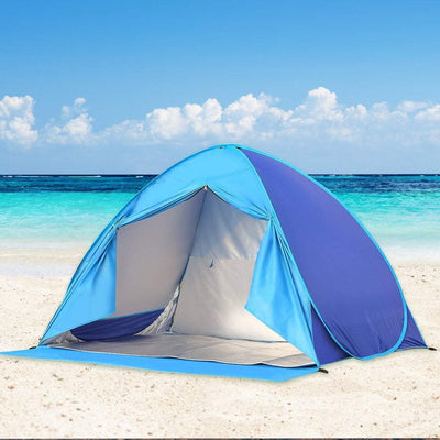 Mountview Pop Up Camping Tent Beach Tents 2-3 Person Hiking Portable Shelter Payday Deals