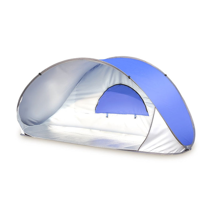 Mountview Pop Up Tent Beach Camping Tents 2-3 Person Hiking Portable Shelter Mat Payday Deals