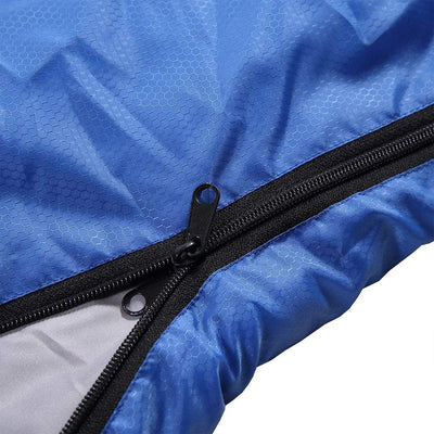 Mountview Single Sleeping Bag Bags Outdoor Camping Hiking Thermal -10 deg Tent Blue Payday Deals