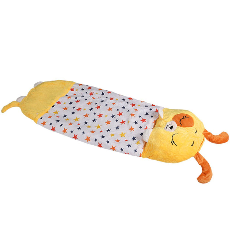 Mountview Sleeping Bag Child Pillow Kids Bags Happy Napper Gift Toy Dog 180cm L Payday Deals