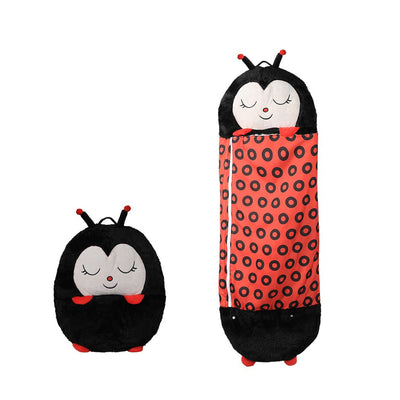 Mountview Sleeping Bag Child Pillow Stuffed Toy Kids Gift Toy Ladybug 135cm S