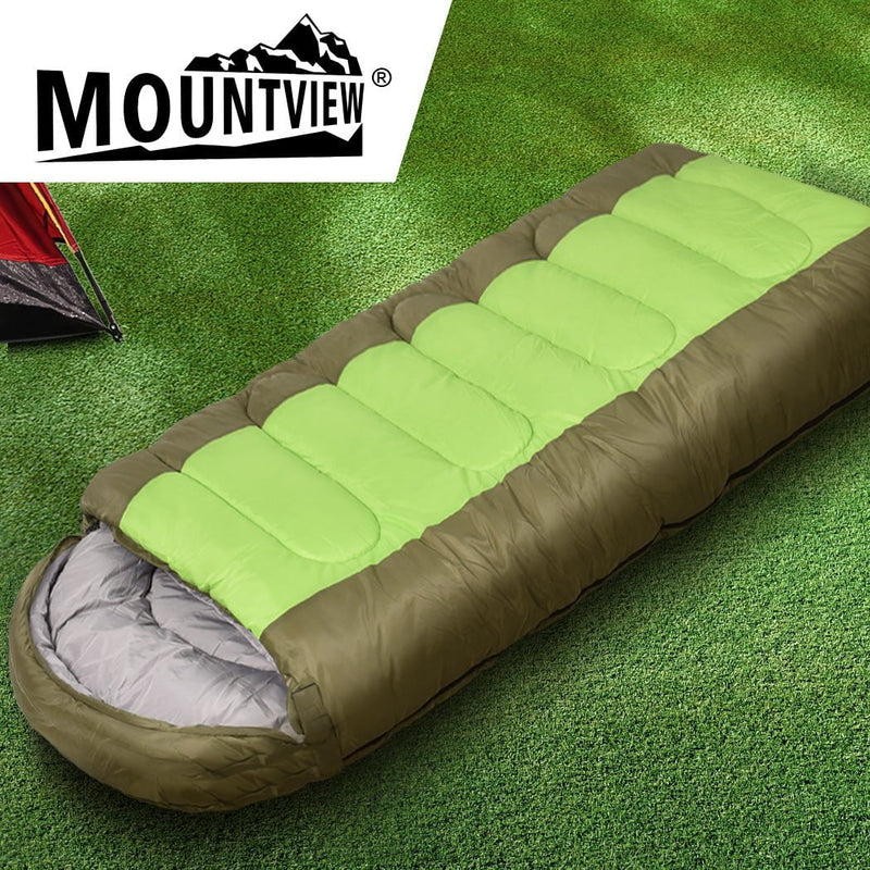 Mountview Sleeping Bag Outdoor Camping Single Bags Hiking Thermal -20 deg Winter Payday Deals