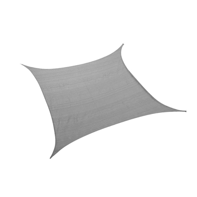 Mountview Sun Shade Sail Cloth Canopy Rectangle Outdoor Awning Cover Grey 3x3M Payday Deals