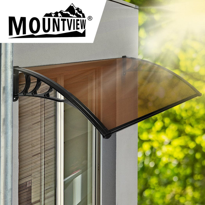 Mountview Window Door Awning Canopy Outdoor Patio Sun Shield Rain Cover 1 X 1.5M Payday Deals