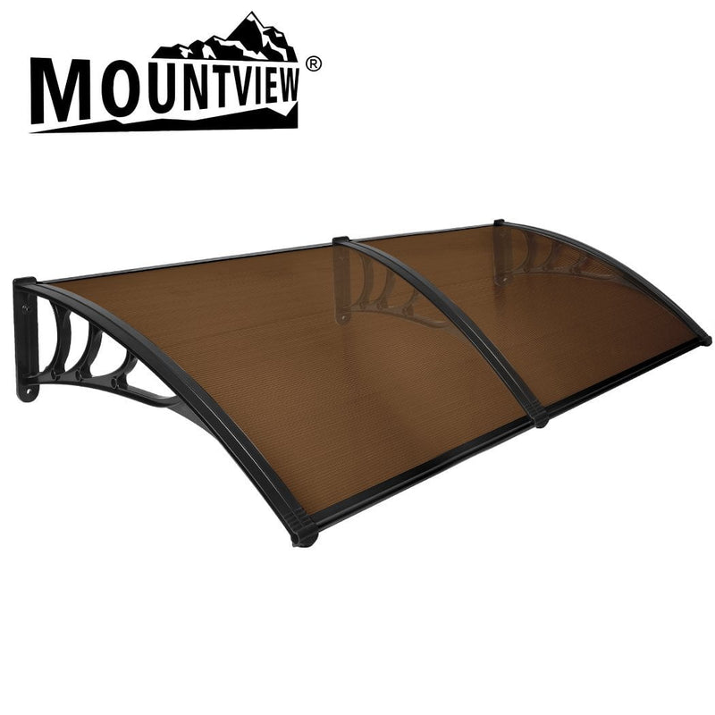 Mountview Window Door Awning Canopy Outdoor Patio Sun Shield Rain Cover 1 X 2.4M Payday Deals