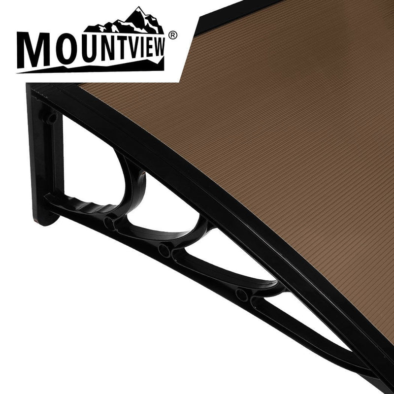 Mountview Window Door Awning Canopy Outdoor Patio Sun Shield Rain Cover 1M X 6M Payday Deals