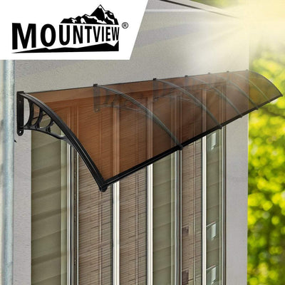 Mountview Window Door Awning Canopy Outdoor Patio Sun Shield Rain Cover 1M X 6M Payday Deals