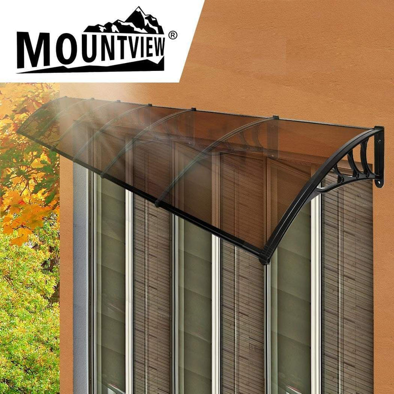 Mountview Window Door Awning Canopy Outdoor Patio Sun Shield Rain Cover 1M X 6M Payday Deals