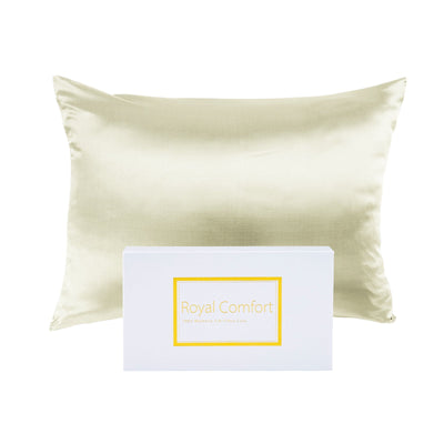 MULBERRY SILK PILLOW CASE TWIN PACK - SIZE: 51X76CM - IVORY Payday Deals