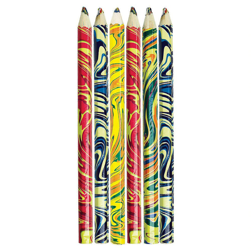 Multi Coloured Rainbow Pencils Party Loot Favour Gifts Pack of 8 Payday Deals