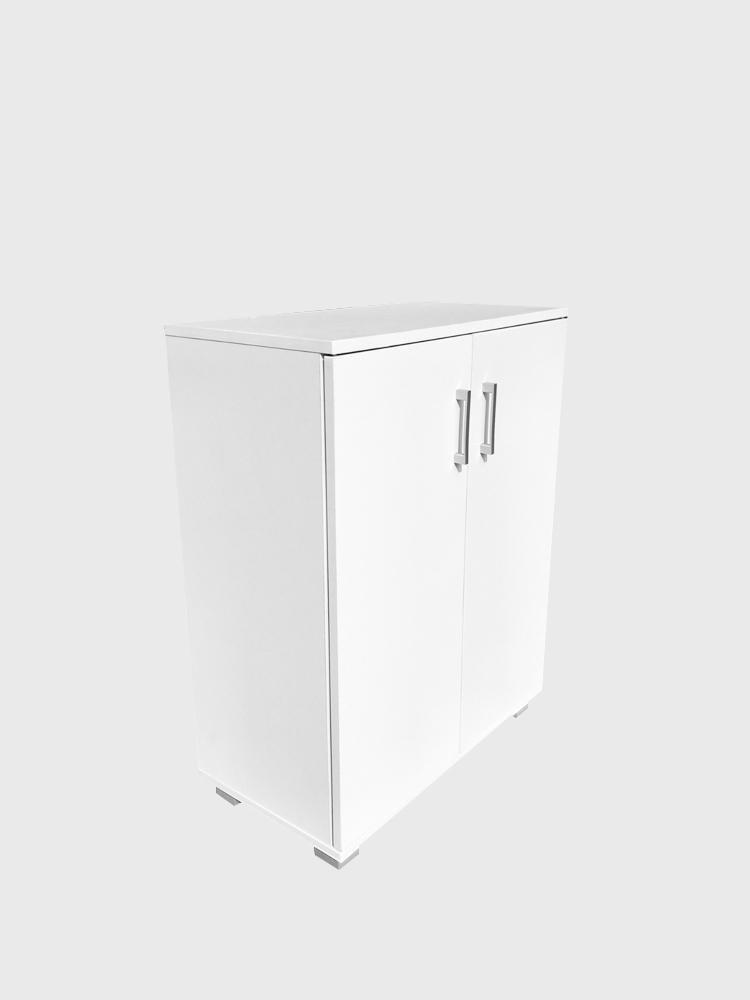 Multi-purpose 2 Door Low-line Cabinet - White
