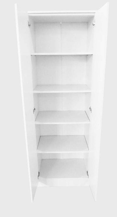 Multi-purpose Double Door Tall Cupboard -White