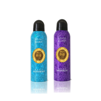Oud & Musk and Hareemi Body Deodorant - 2 Packs - Payday Deals