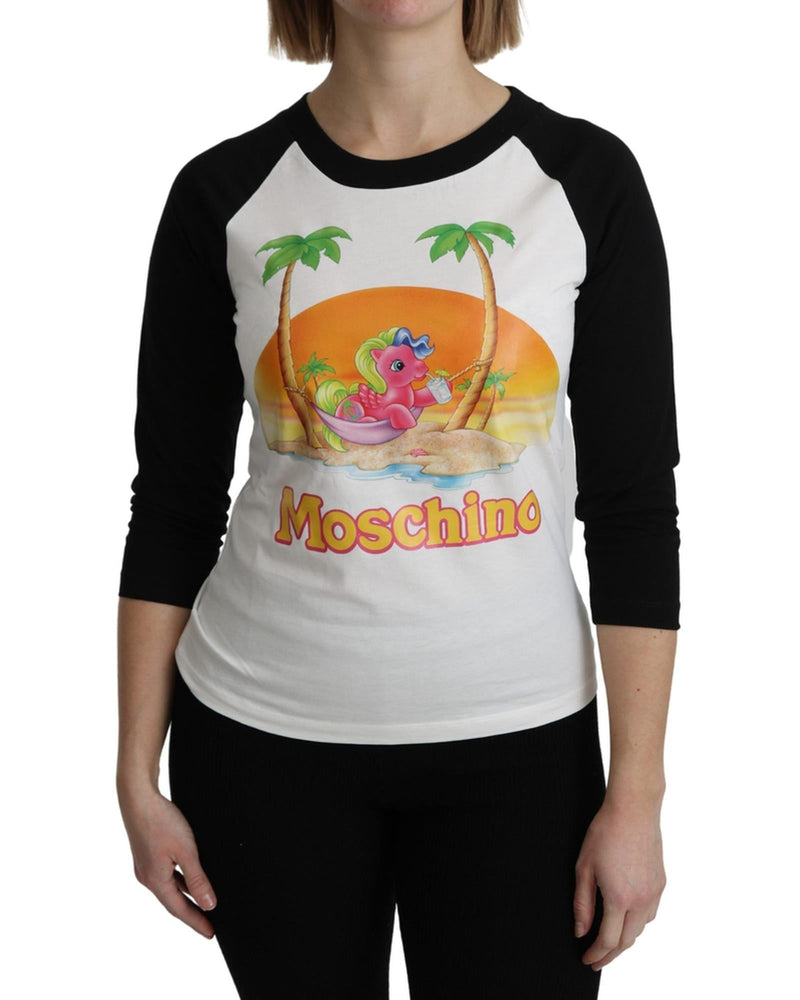 My Little Pony Crew Neck T-shirt 3/4 Sleeve Top 38 IT Women Payday Deals