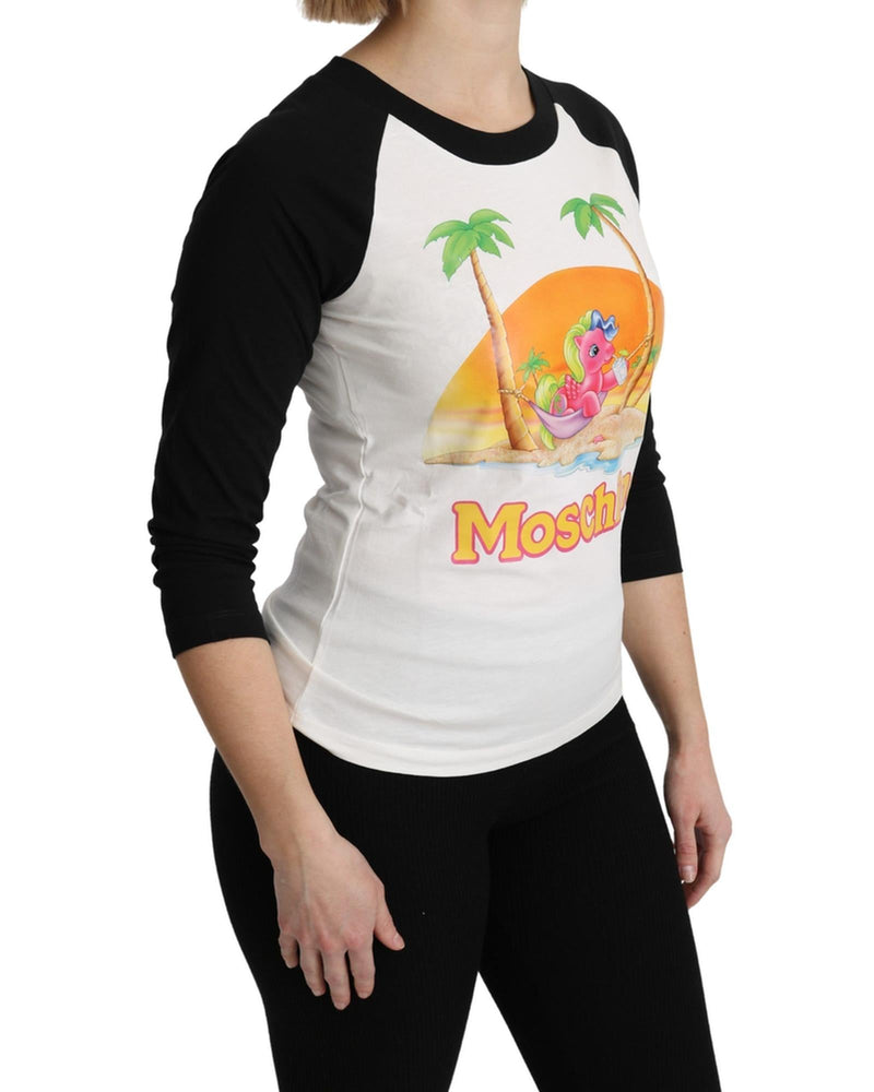 My Little Pony Crew Neck T-shirt 3/4 Sleeve Top 38 IT Women Payday Deals