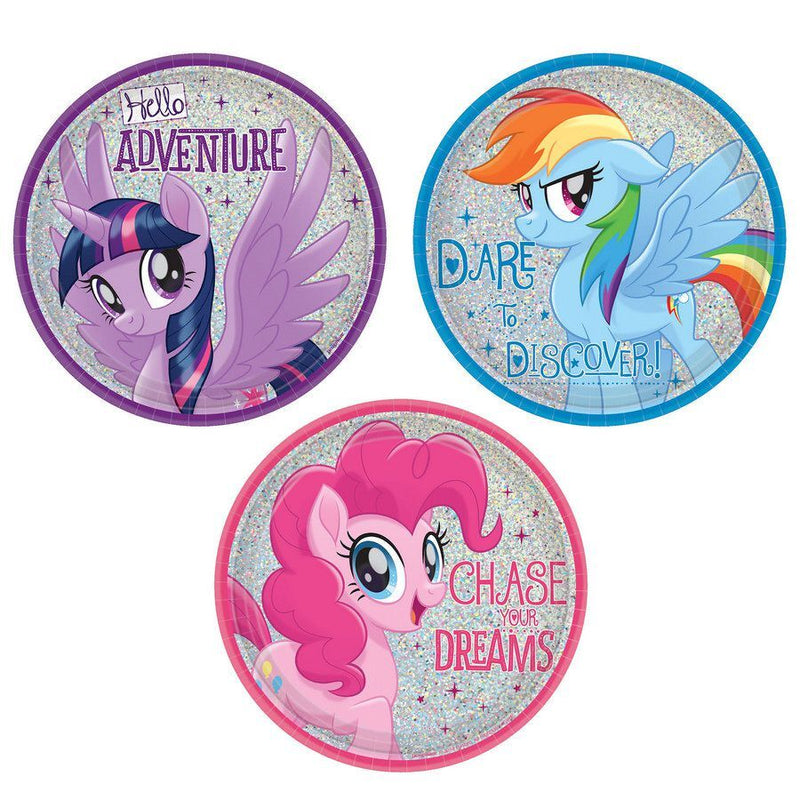 My Little Pony Party Supplies Lunch Dessert Cake Plates 8 Pack Payday Deals