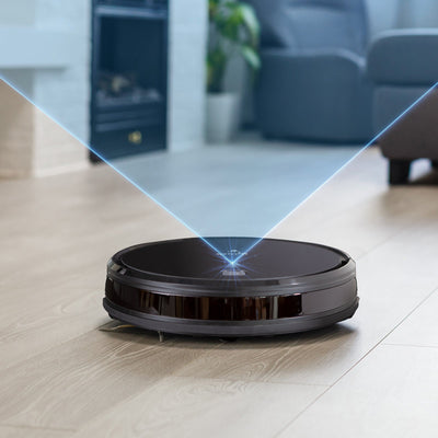 MyGenie V-MAX 3000 Robotic Vacuum Cleaner VSLAM Technology Wi-Fi Control Black Payday Deals