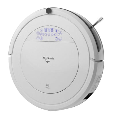 MyGenie ZX1000 Automatic Robotic Vacuum Cleaner Dry Wet Mop Sweep Floor - White 35 x 9cm White Payday Deals