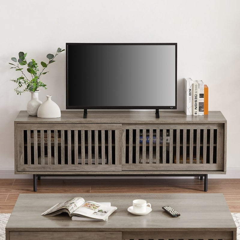 Nathan 160cm Mid-century Modern Dark TV Stand Payday Deals