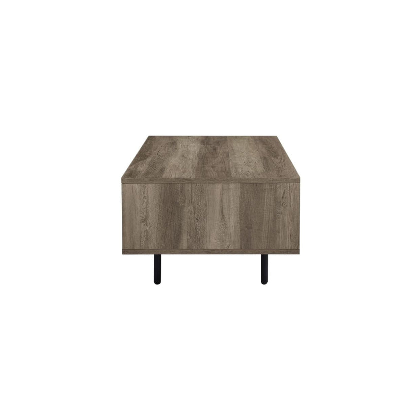 Nathan Mid-century Modern Dark Coffee Table with Storage Payday Deals