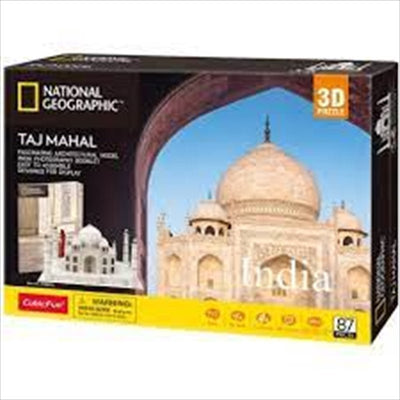 National Geographic - India Taj Mahal 3D Puzzle 87 Piece