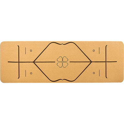 Natural Cork TPE Yoga Mat Sports Eco Friendly Exercise Fitness Gym Pilates Payday Deals