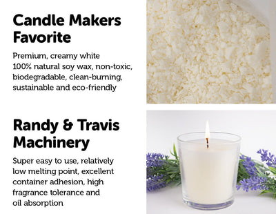 Natural Soy Wax Candle Making Supplies Crafts [ 5kg ] Payday Deals
