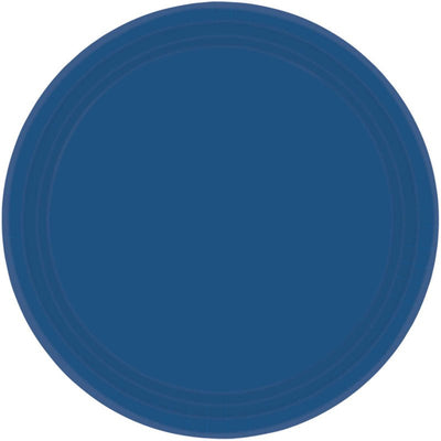 Navy Flag Blue Party Supplies Paper Lunch Desert Cake Plates 20 pack