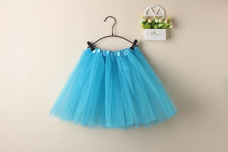 New Adults Tulle Tutu Skirt Dressup Party Costume Ballet Womens Girls Dance Wear, Blue, Kids Payday Deals