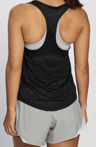 Nike Women's Running Singlet with Dri-Fit Technology - Black Payday Deals