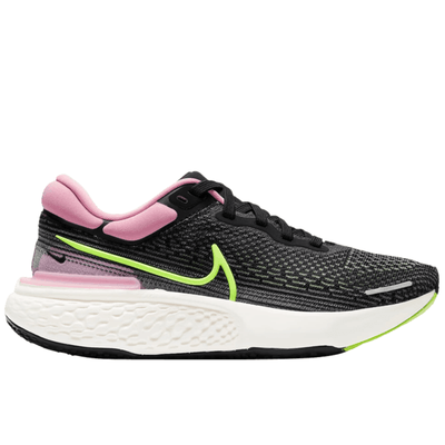 Nike Women's ZoomX Invincible Run Flyknit Running Shoes Runners - Black/Pink Payday Deals