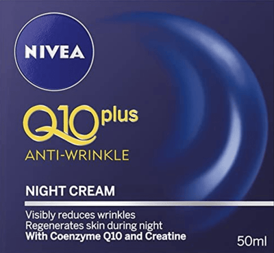 NIVEA Q10 Plus Anti-Wrinkle Moisturizer Repair Aging Skin Night Cream 50ml