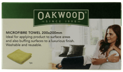 Oakwood Microfibre Towel Cleaner Washable And Reusable Towel 200mm x 200mm Payday Deals