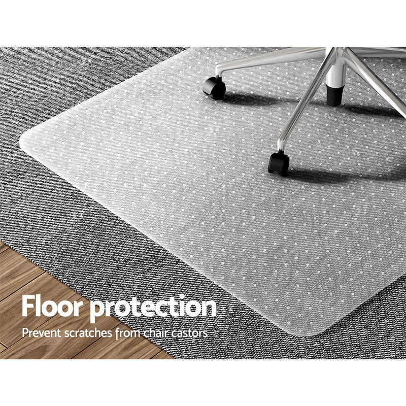 Office Chair Mat Hard Floor Carpet Protector Vinyl Plastic 1200mm x 900mm Payday Deals